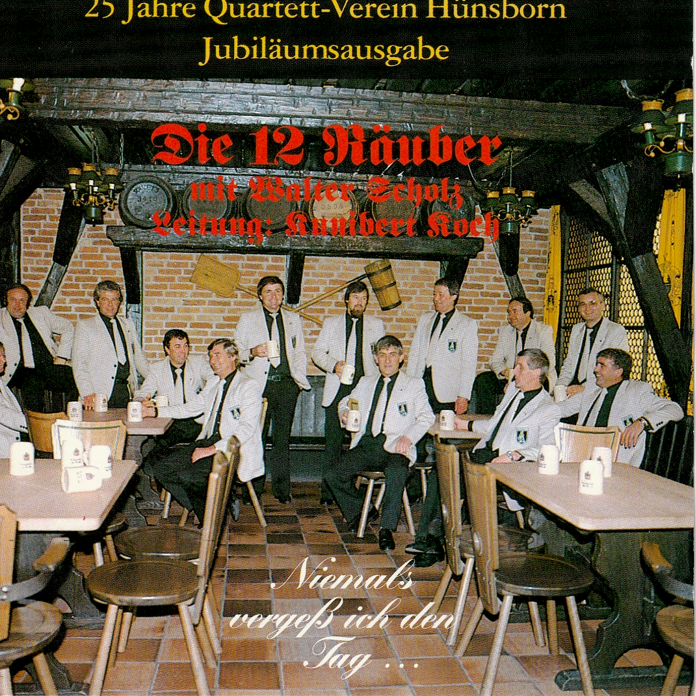 CD Cover Niemals vergess ich den Tag